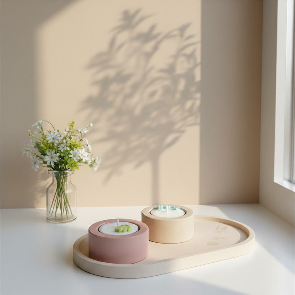 Soporte para vela de Té