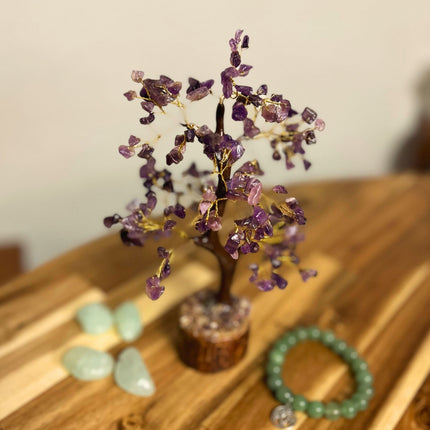 Árbol Minerales Amatista Quietud