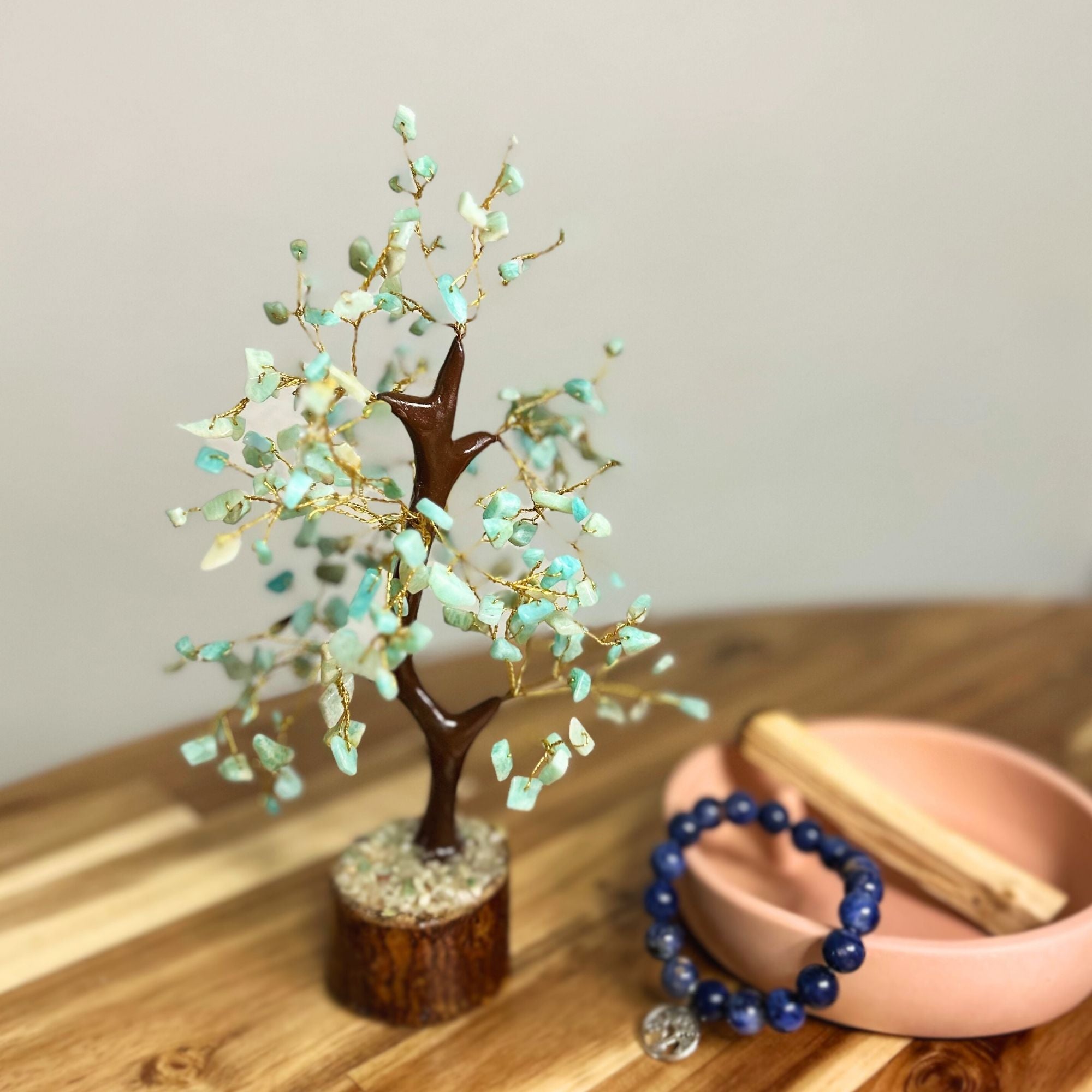 Árbol Minerales Amazonita Armonía