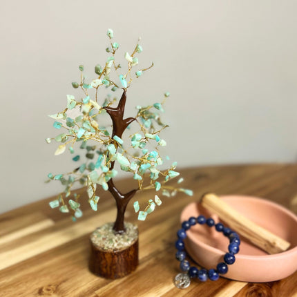 Árbol Minerales Amazonita Armonía