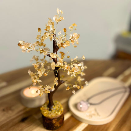 Árbol Mineral Citrino Próspero