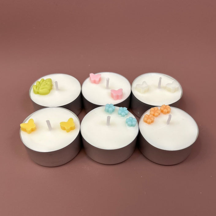 Velas de Té con Detalle de Wax Melt