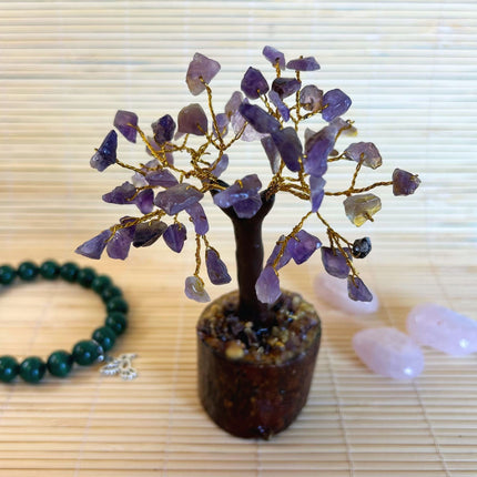 Árbol Minerales Amatista Quietud