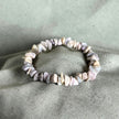 Pulsera Chip de Ágata Gris