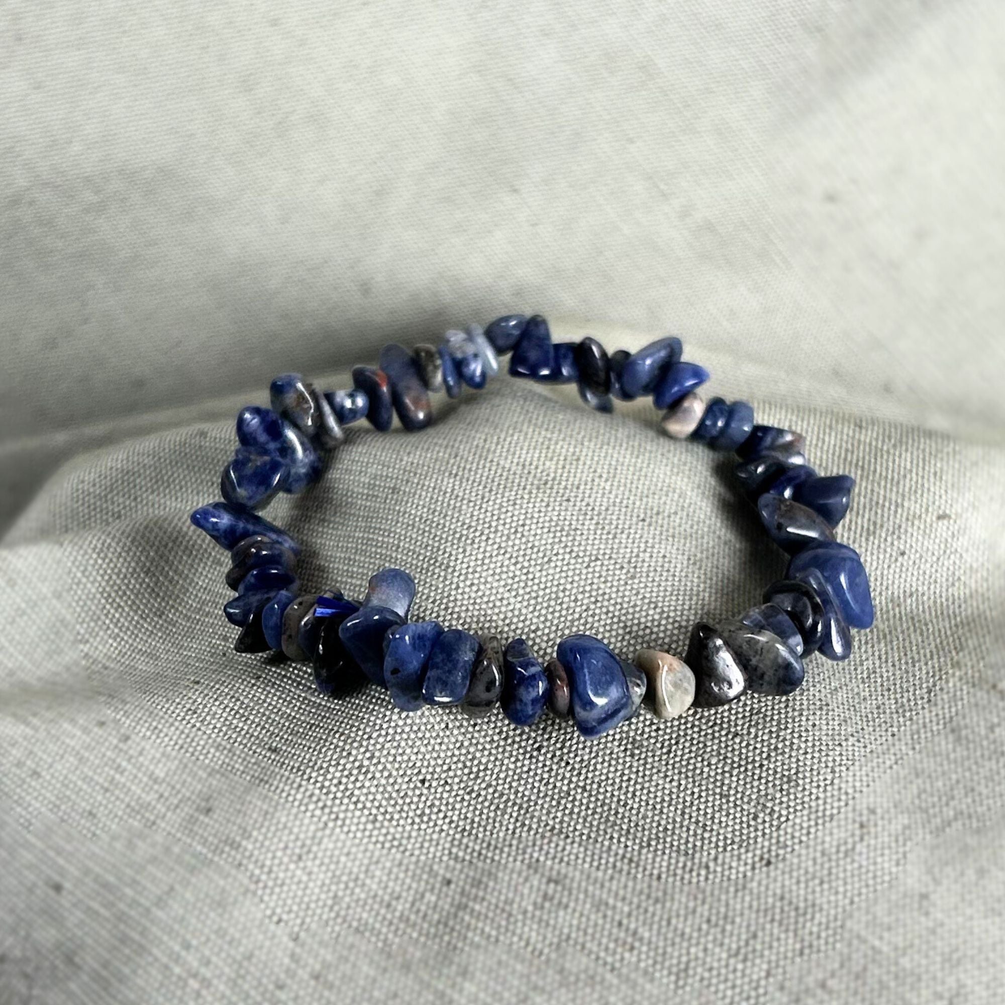 Pulsera de Chips Sodalita