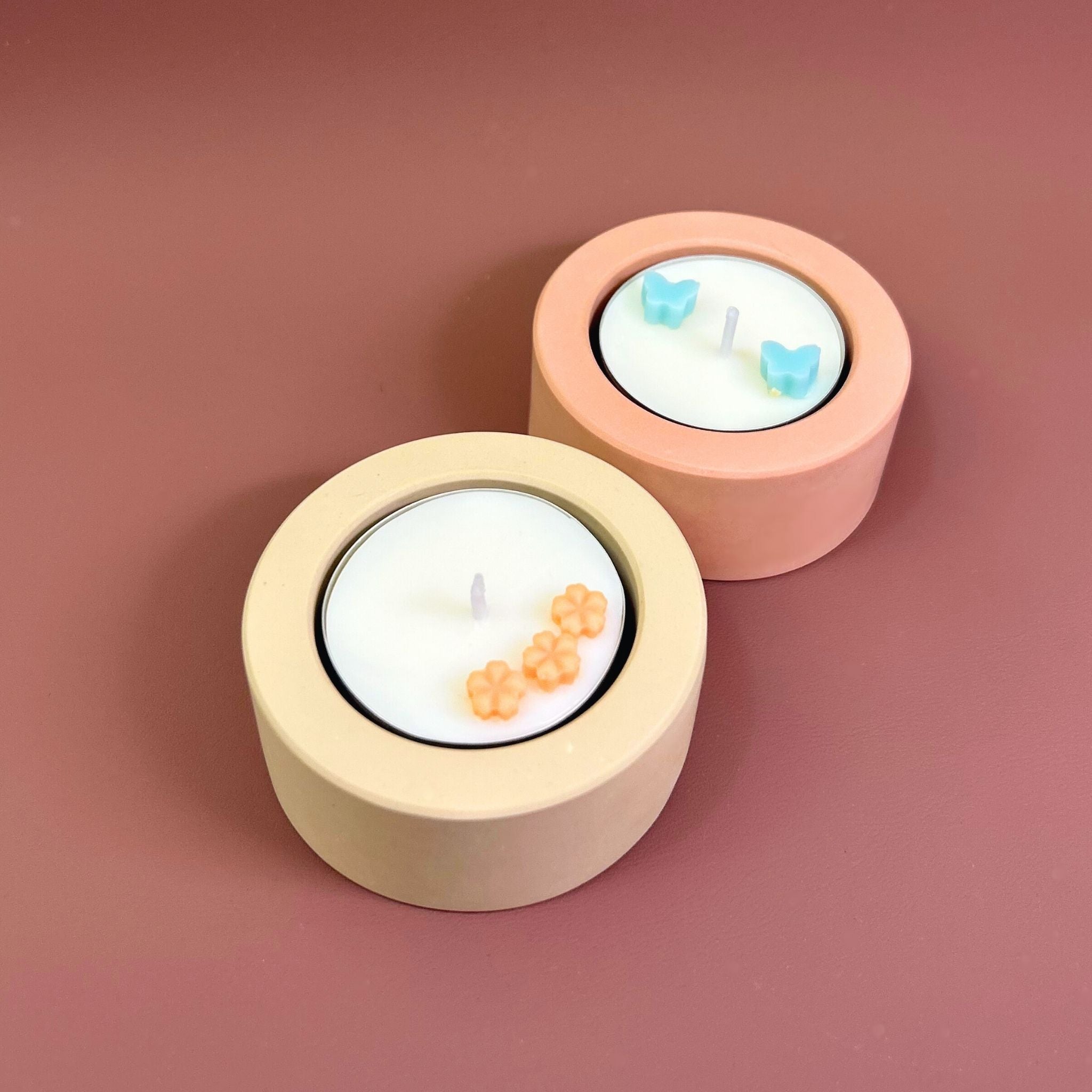 Soporte para vela de Té