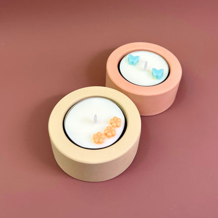 Soporte para vela de Té