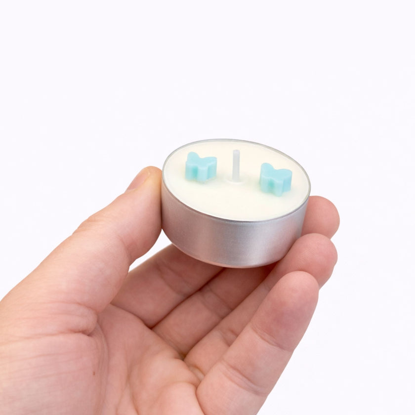 Velas de Té con Detalle de Wax Melt