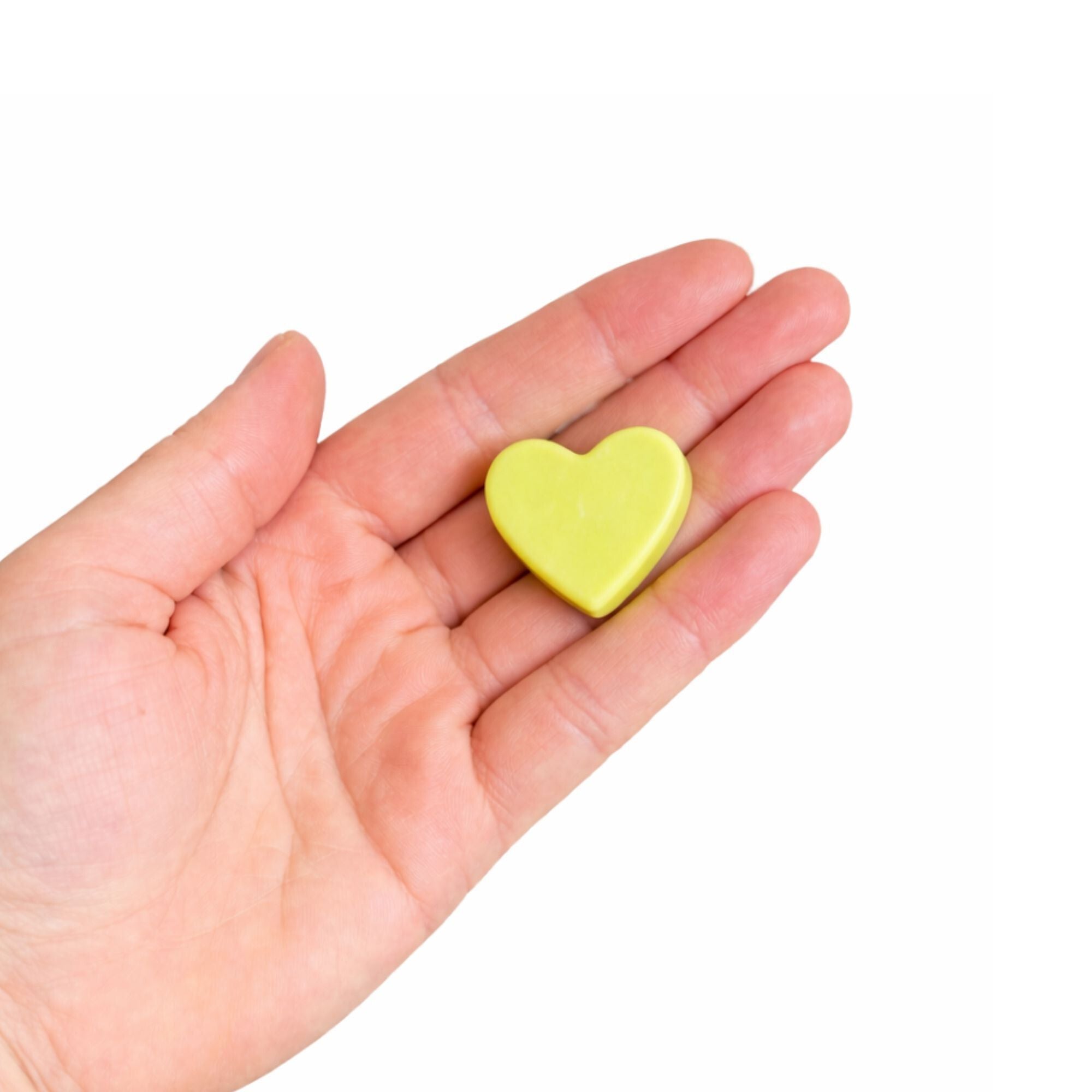 Corazón de cera verde Wax Melt Nueva Semilla aroma luminoso y renovador