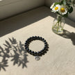Pulsera Hematite con Charm Árbol de la vida 10mm